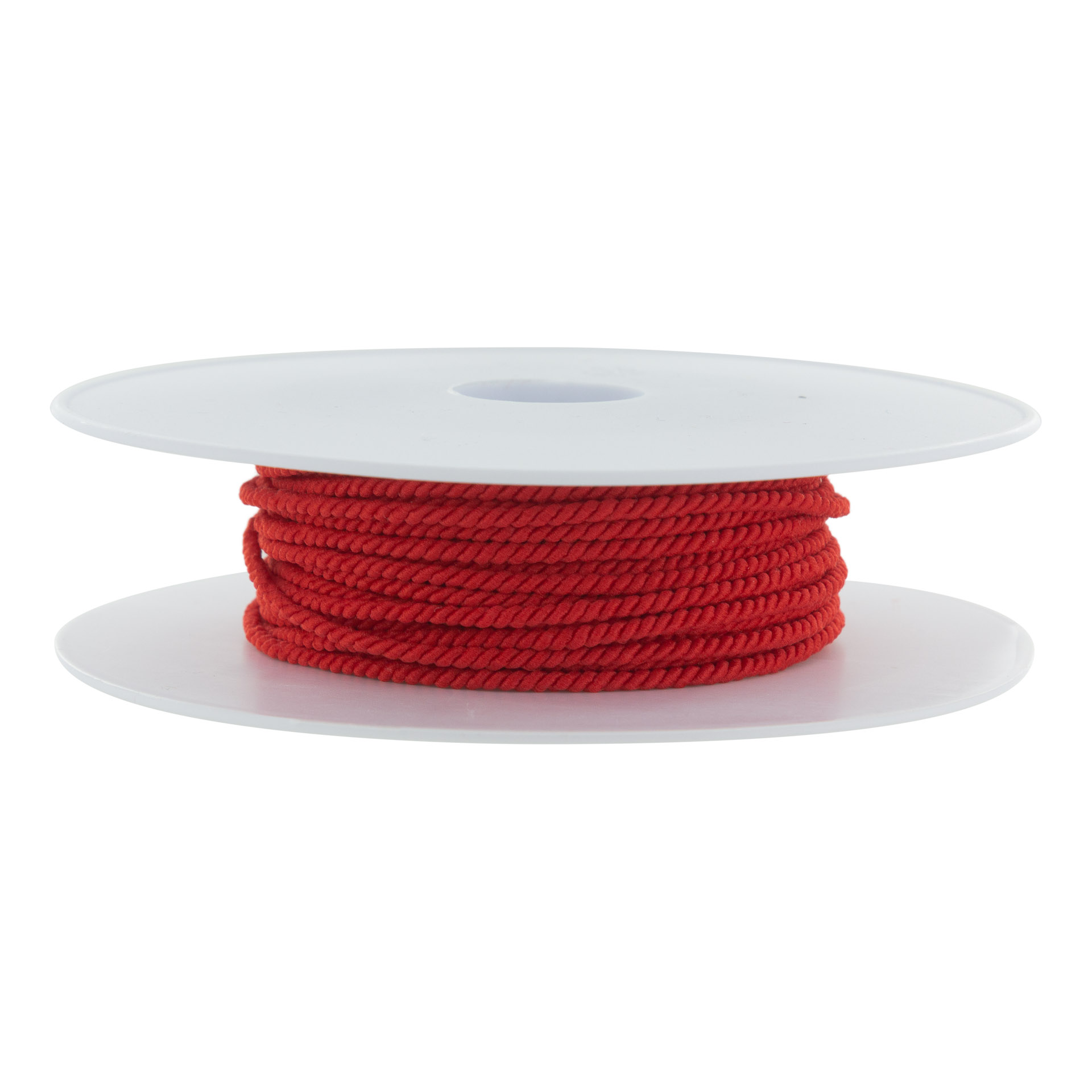 Cordon polyester 2 mm rouge - 3B COM